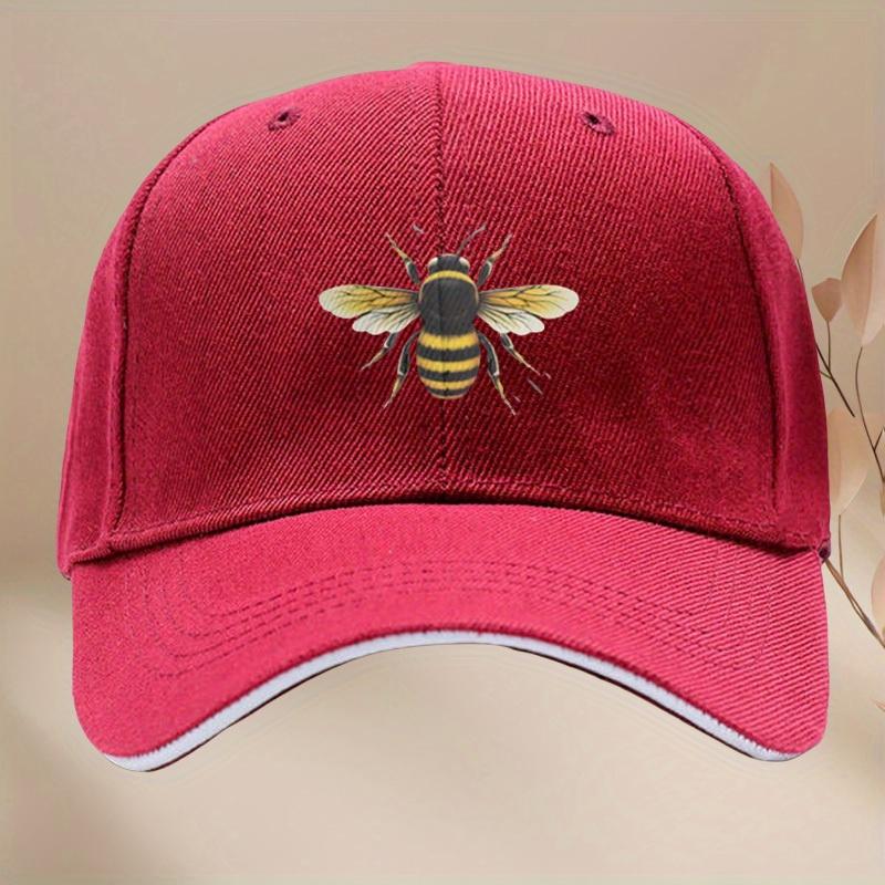 

Бейсболка с изображением пчелы, полиэстер, регулируемая, для активного отдыха, спорта, взрослый, унисекс One Size