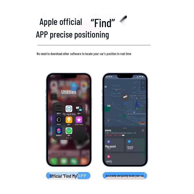Apple-Compatible Global SIM-Free Car Tracker with Precise Positioning
