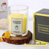 White Frosted Glass Scented Candle: High-End, Atmospheric, Creative Souvenir