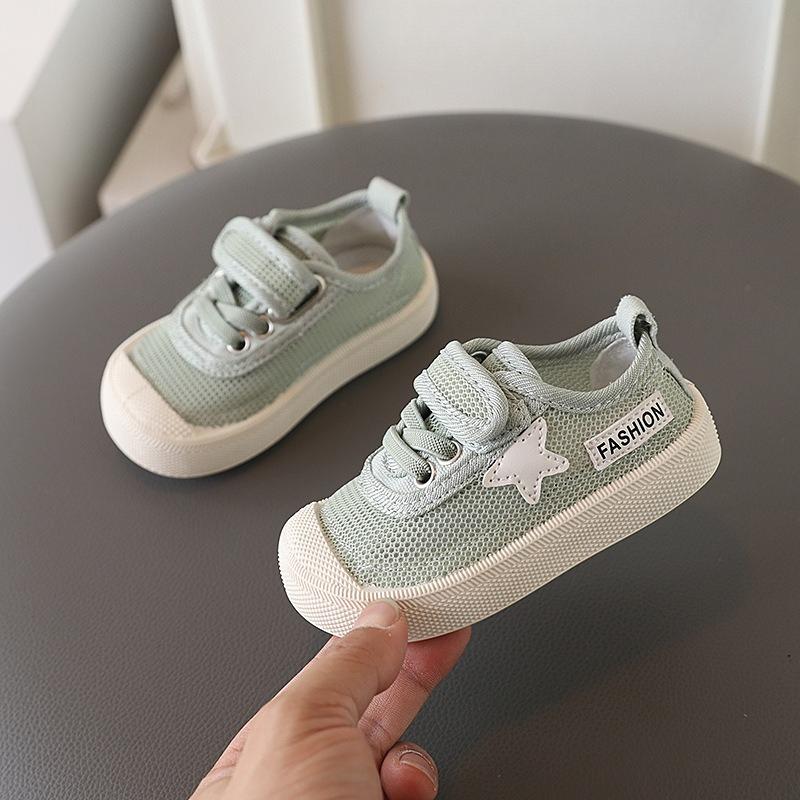 

Children s Velcro Shoes, Girls Soft-soled Baby Shoes, Breathable Walking Shoes 17 зелёный