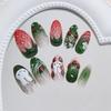 Ice through three-dimensional strawberry rabbit flower smudged ins wind wearing armor 24 pieces press on nails