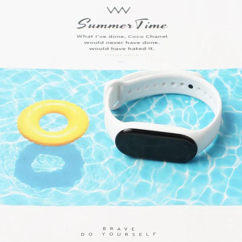 Watch Strap For Xiaomi Mi Band 7 6 5 4 3 Wristband Silicone Bracelet Wrist Straps Correa Mi Band 6 7 5 4 Smartwatch Accessories