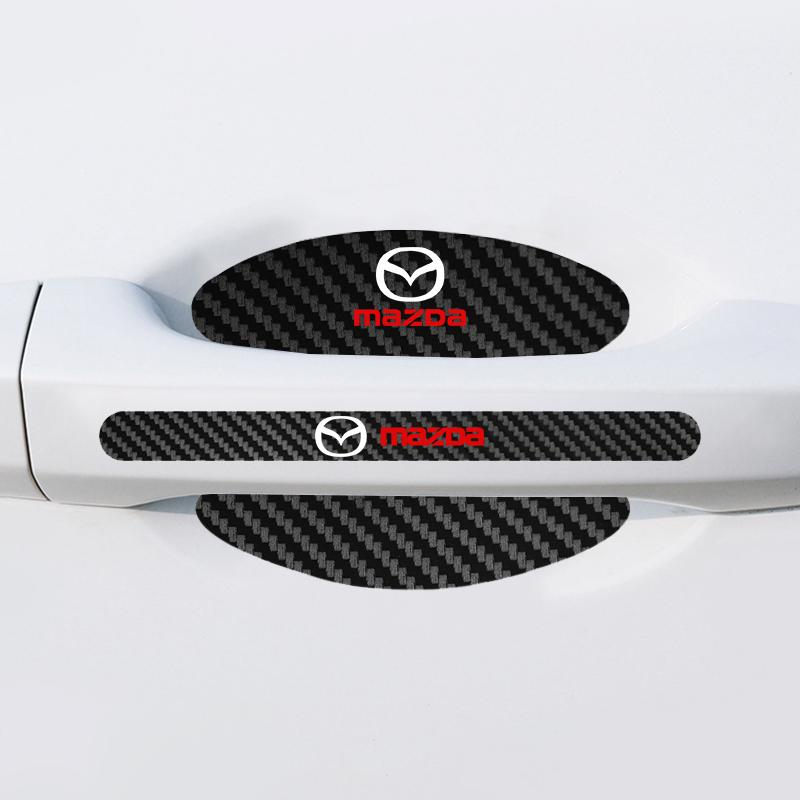 Car Door threshold Sticker Door Handle Bowl Scratch Protective Sticker For Mazda 3 Alexa CX30 CX-4 CX5 CX-5 CX8 CX-8 CX-30 CX9