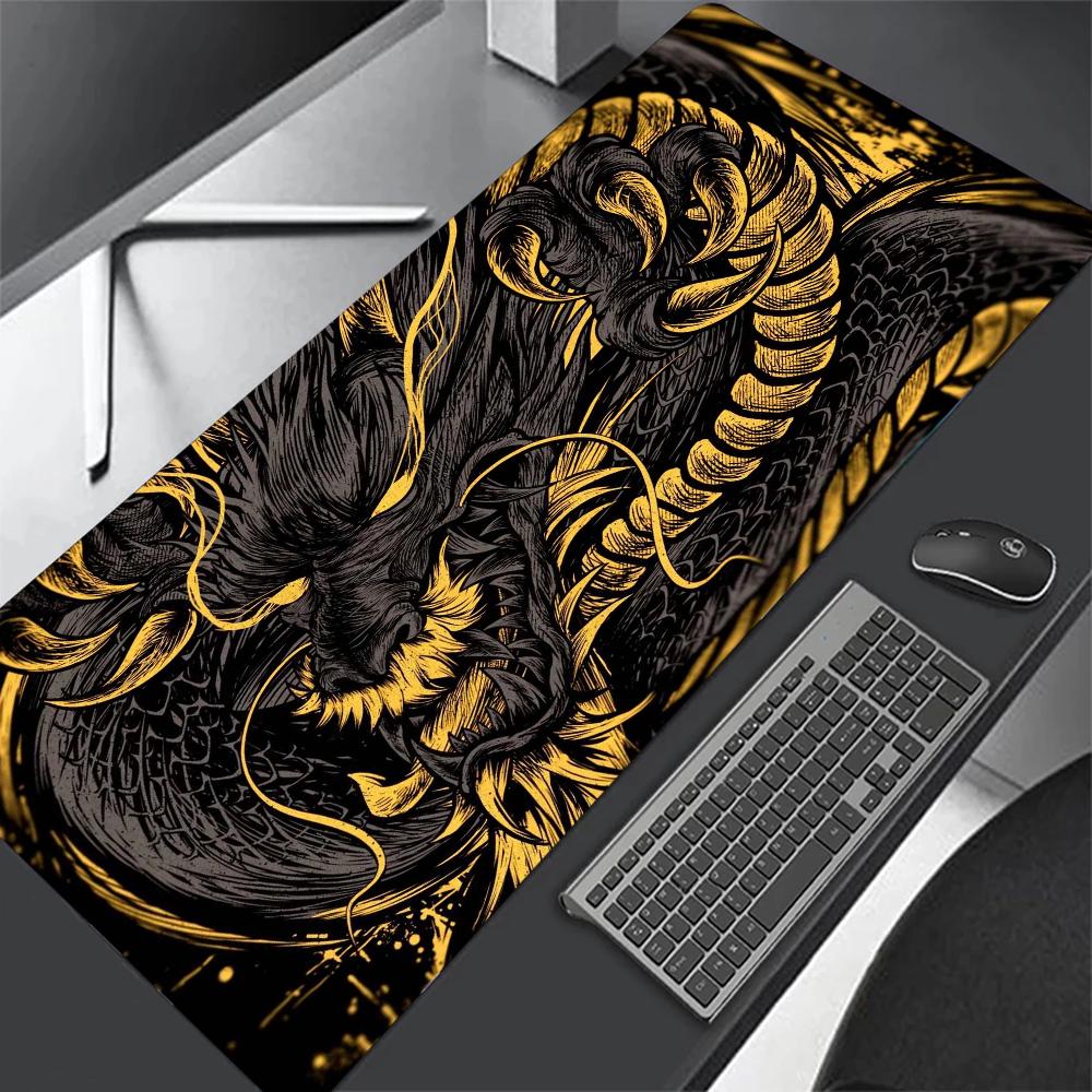 Japanese Dragon Mat Mousepad Gamer Office Mat Mouse Pad Gaming Room Accessories Desk Art Keyboard Mats 1200x600 Mausepad Company