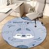 1pc Kpop Team7 Design Printed Area Round Carpet for Bedroom Living Room Home Decor Rugs Mat Non Slip Mat Rug for Bedside