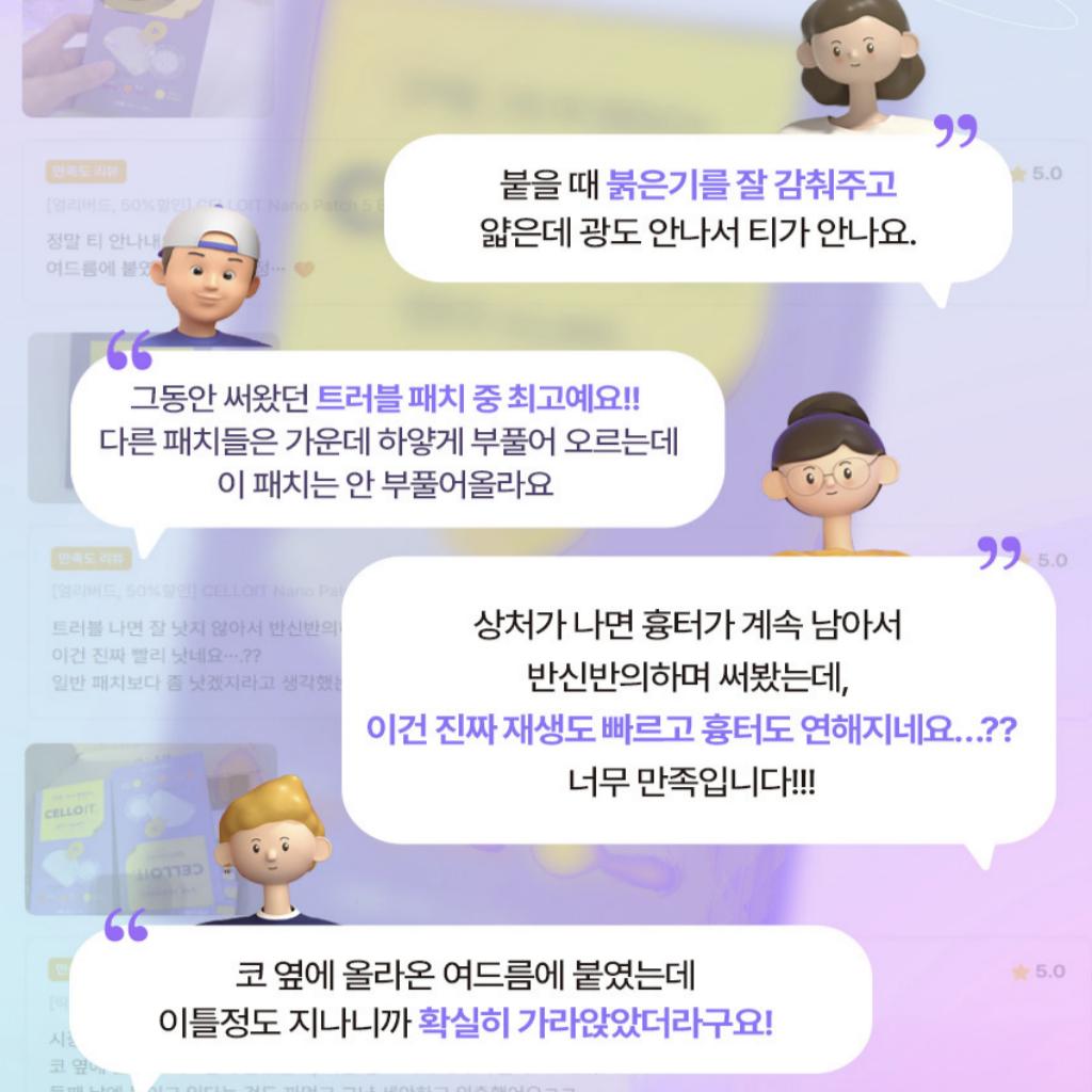 [CELLO IT] Nano Pickel Spot Patch 1 Stück (11mm X 16 Stück)