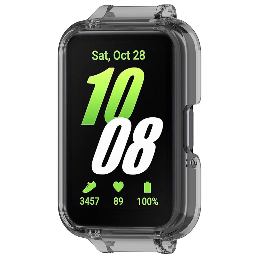 Samsung Galaxy Fit3 Akıllı Saat İçin PC Koruyucu Kılıf Darbeye Dayanıklı Saat Sert Ekran Koruyucu Kapak Kabuk