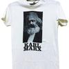 Vintage 70er KARL MARX T-Shirt und Kinderhemd Politisch Marxismus Sozialistischer Kommunismus Punk Aufwiegler
