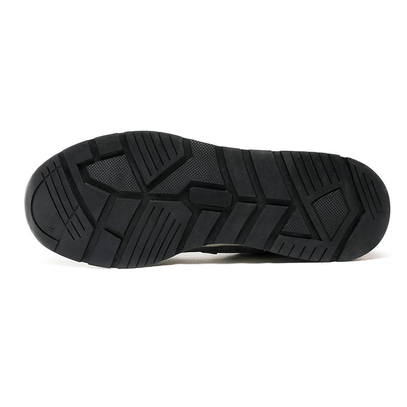 Men Outdoor Sneakers Black Casual Boat Shoes Retro Wide Palm Hiking Shoes Plus Size