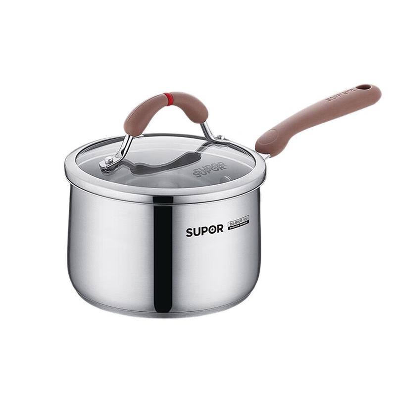 SUPOR Little Red Circle 304 Stainless Steel Milk Pot 16cm