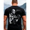 Men's Fedor Emelianenko MMA Signature T-Shirt - Heavyweight Iconic Emperor Poster Graphic Tee with Fedor The Emperor Print, Breathable Round Neck