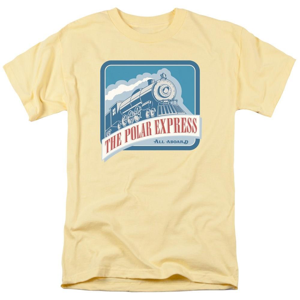 Polar Express All Aboard T-Shirt Sizes S-4XL NEW