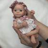 10-inch Fully Solid Silicone Rebirth Doll Maddie, Realistic Baby with Soft and Stretchable Features Doll Toy