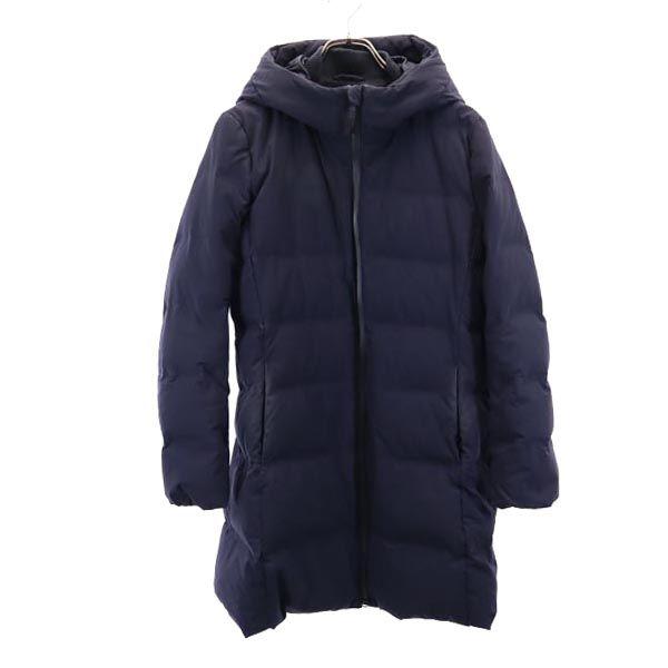 Uniqlo Seamless Down Jacket L Navy Women Used