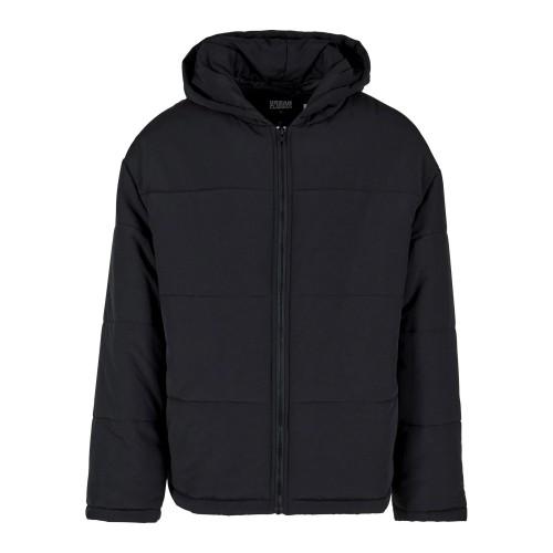 Urban Classics Mens Block Hooded Puffer Jacket