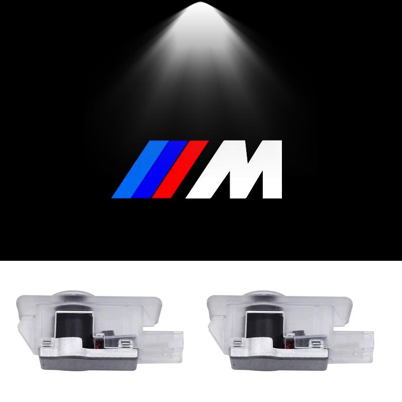 BBJF8 LED Car HD Door Welcome Ghost Shadow Light For BMW F10 F11 F20 F30 X3 X4 X5 X6 X7 E46 E36 E39 E60 E53 E87 E90 G30 G20 G02