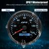 Compteur de vitesse GPS de jauge 110MM avec antenne GPS 120 km/h 200 km/h, rétro-éclairage 7 couleurs pour voiture bateau Marine 12V 24V