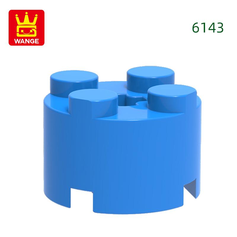 Non-Toxic 98Pcs/Lot 6143 3941 Cylindrical Block Moc 2X2 Parts Compatible With Arc-Shapes Brick Diy Children'S Assembly Toys Gift Box