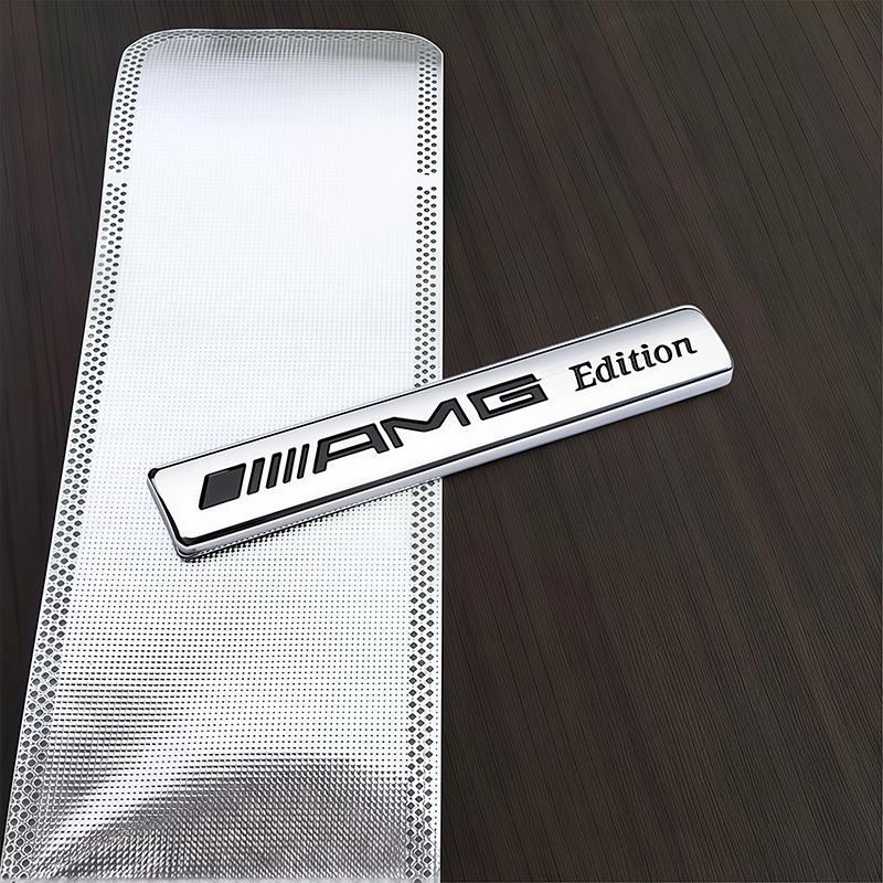 

1Pcs 3D Metal Stickers Car Body Side Fender Emblem Decal For Mercedes Benz AMG GLC W203 W206 W220 W205 W211 W212 W201 W210 W108