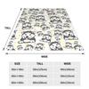 Cute Puppy Husky Flannel Blankets 3D Animal Dog Lovely Cool Customized Throw Blanket Sofa Bedding Lounge 200x150cm Plush Thin