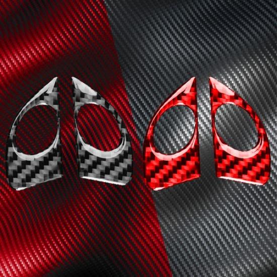 Carbon Fiber Steering Wheel Switch Trim for Toyota Celica 2000-2005