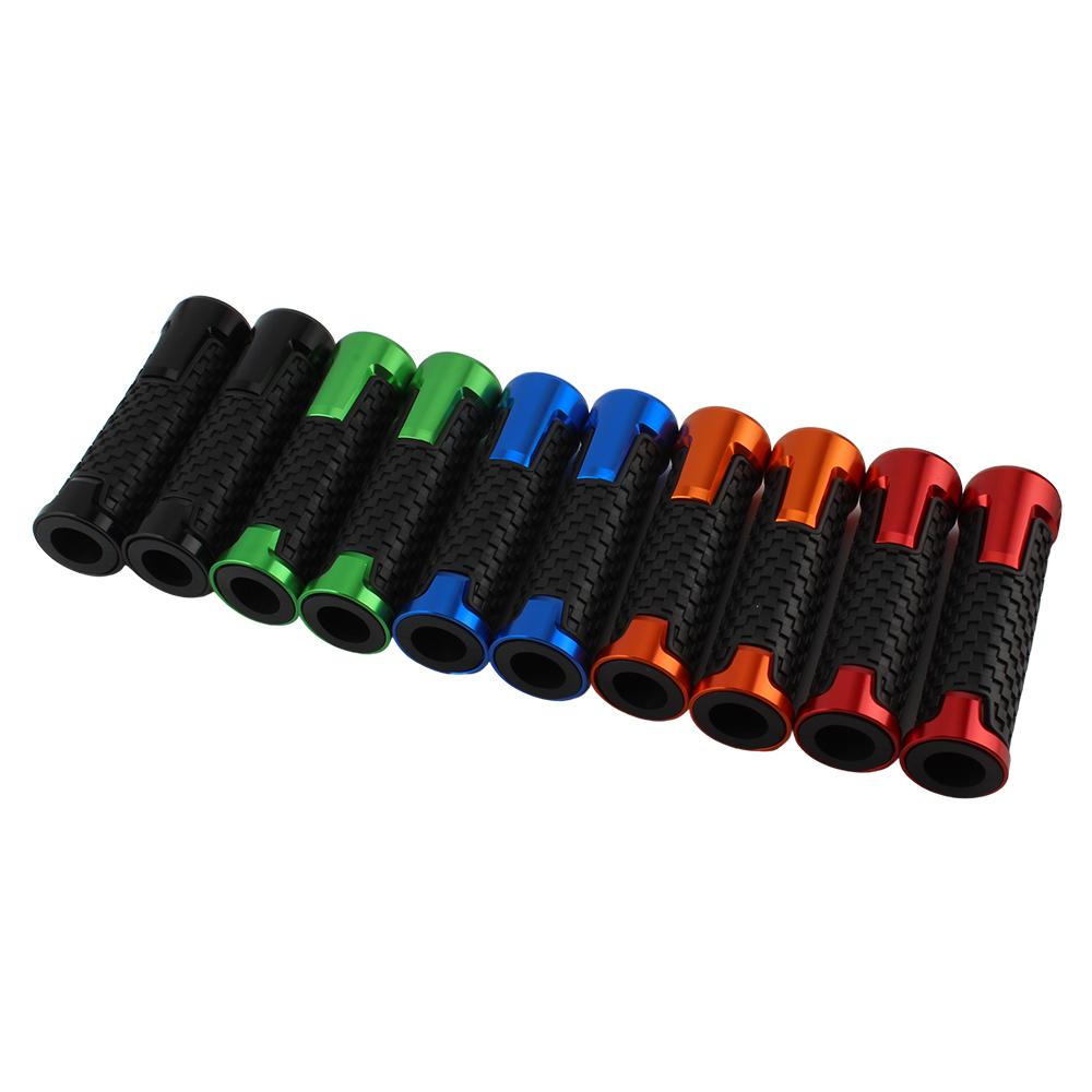 7/8" 22mm Motorcycle Handle Grips CNC Aluminum For Vespa Yamaha Honda Suzuki Kawasaki Universal Handlebar Scooter Tuning Parts