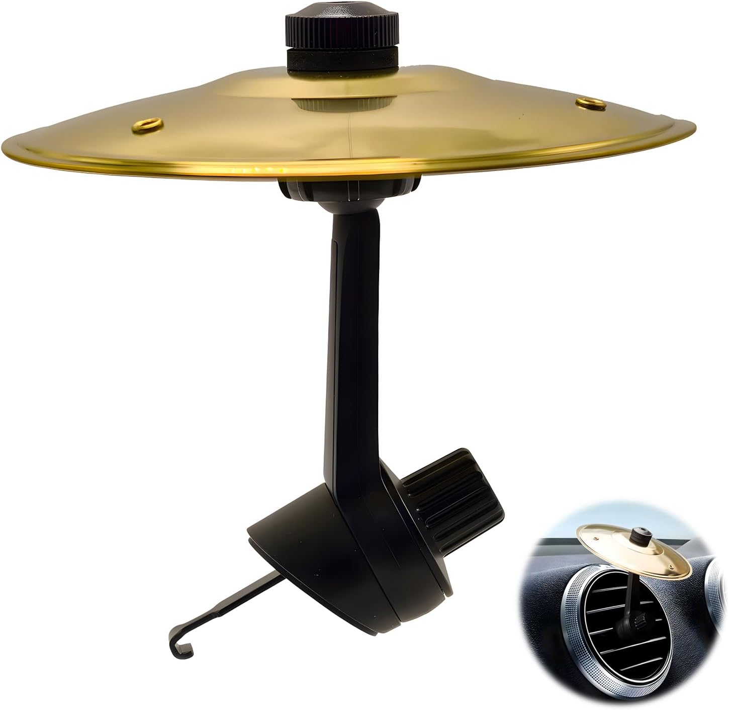

Car Crash Cymbal, Car Drum Cymbal Air Vent, Make Your Driving More Fun, Easy Installation And Rugged, Suitable For All Types латунный
