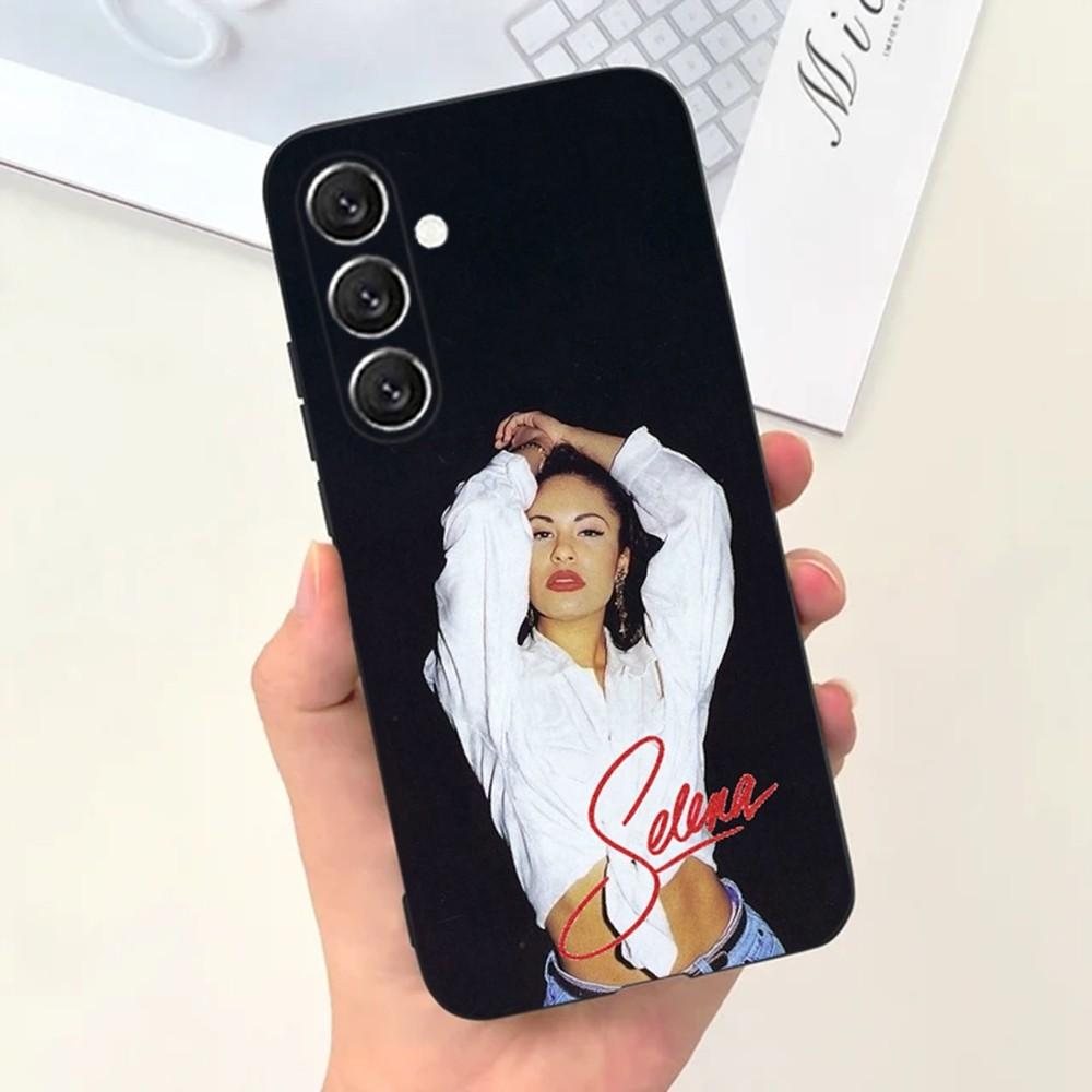 S-Selena Quintanilla Phone Case For Samsung S25,S24,S21,S22,S23,S30,Ultra,S20,Plus,Fe,Lite,Note,10,9,5G Black Cover