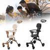 Four Wheeled Collapsible Baby Stroller Lightweight Foldable Convertible Seat