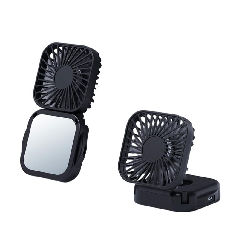 Small Handhelds Fan Necks Fan Electric Fan Summer Cooling Fan Lightweight Desk Fan Neck Straps Fan Plastic Material