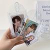 Love Heart Pendant Photo Photocard Frame Idol Card Display Protector  Card Decor