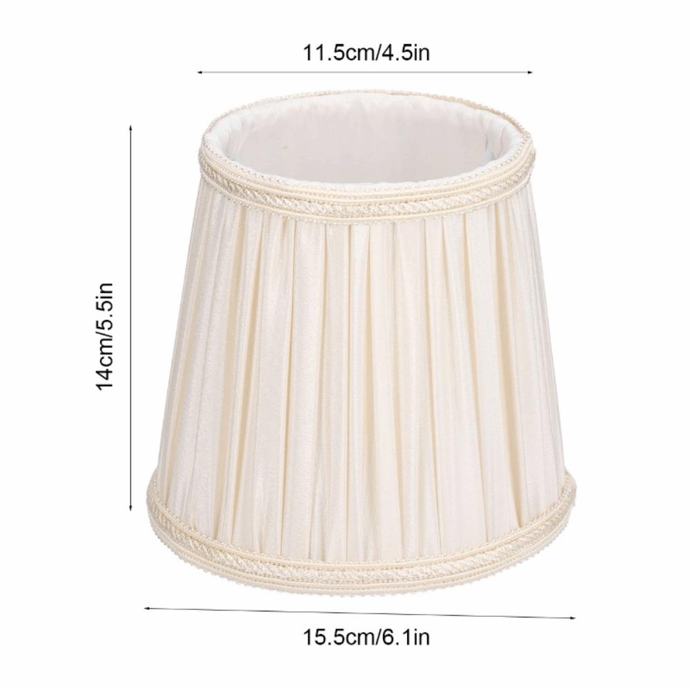 2PCS Clip On Design Lamp Cover 5.5 Inch Height Small Lamp Shades Simple Lampshade  Floor Lamp