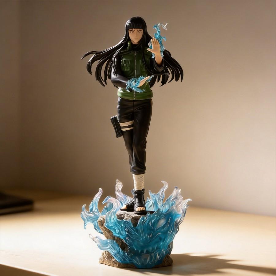 Naruto Hinata Hyuga Figure Boxed 34cm Anime Decoration Desktop Ornament Gift for Fans Collection