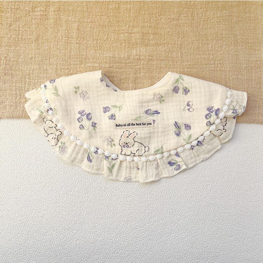 Feeding Baby Cotton Bibs Princess Saliva Towel Cloths Baby Drooling Bibs  Neck Wear Accessories