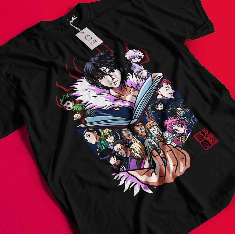 

Phantom Troupe Shirt Chrollo Tshirt Hisoka T-Shirt Kurapika Killua Ilumi Meruem BB1155 4XL