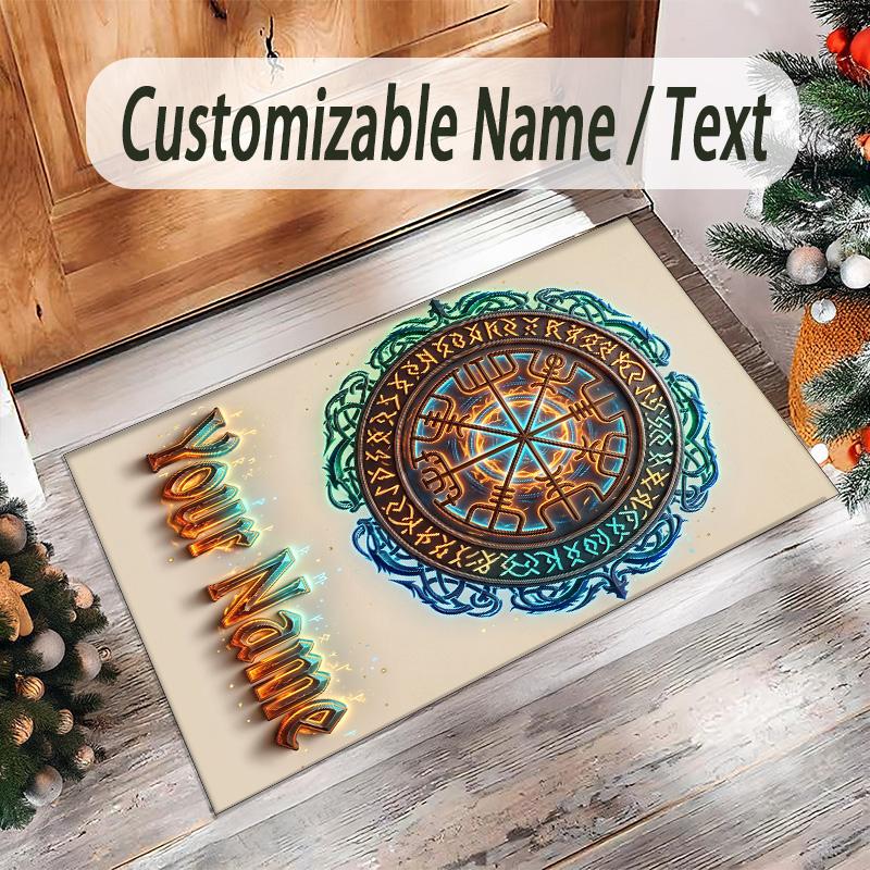 Other Similar Designs Theme Crystal Velvet Rug Personalized Custom Name Text Soft Floor Mat Home Decor
