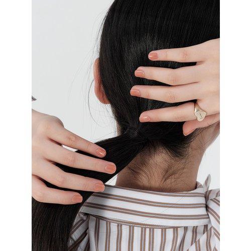 Reusable Nail Tips Royal Milk Tea (Short Square)