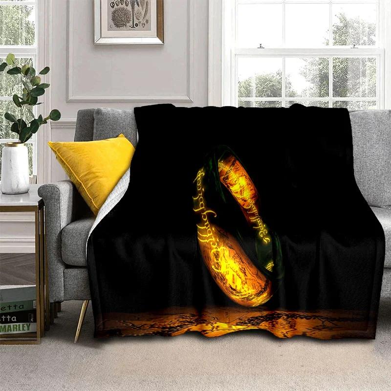 L-Lord of the Rings H-Hobbit HD Blanket,Soft Throw Blanket for Home Bedroom Bed Sofa Picnic Travel Office Cover Blanket Kids 3D