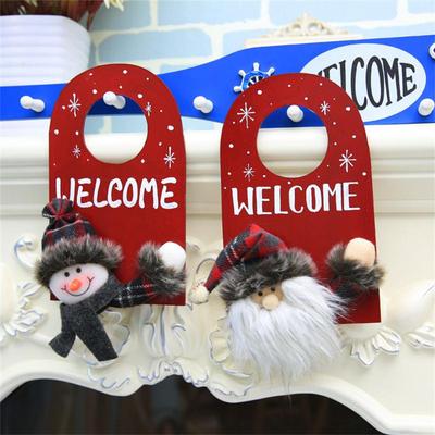 Happy New Year Decoration Christmas Tree Decoration Pendant Santa Claus Elk Snowman Pendant Noel Christmas Gift Navidad