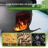 HEIXIE Outdoor Portable Wood Stove Cookware Set