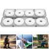 8PCS EVA Fishing Wire Winder ID 1.8cm Fishing Line Storage Holder Fishing Line Spool  Snell Leader