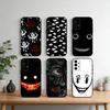 Horror Scary Face Eyes Phone Case For Samsung S25,S24,S21,S22,S23,S30,Ultra,S20,Plus,Fe,Note,10,9,5G Black Cover