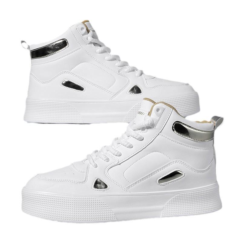 Large Size High-top Shoes Autumn and Winter 45 Guochao Board Shoes 46 Student Casual Sports Shoes 47 Enlarged and Fattened Young Men's Shoes