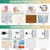 1PCS Stainless Steel toilet paper towel rack for household and public use, phone storage rack, bathroom roll paper box
