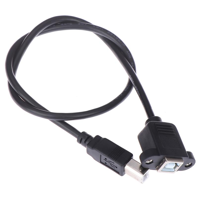 Usb 2.0 Type B Male To Type B Female Printer Extension Cable With Panel Mount
