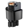 Universal Car Cup Holder Adapter with Adjustable Base and Side Slot for Large Bottles and Mugs Compatible with Most Vehicles