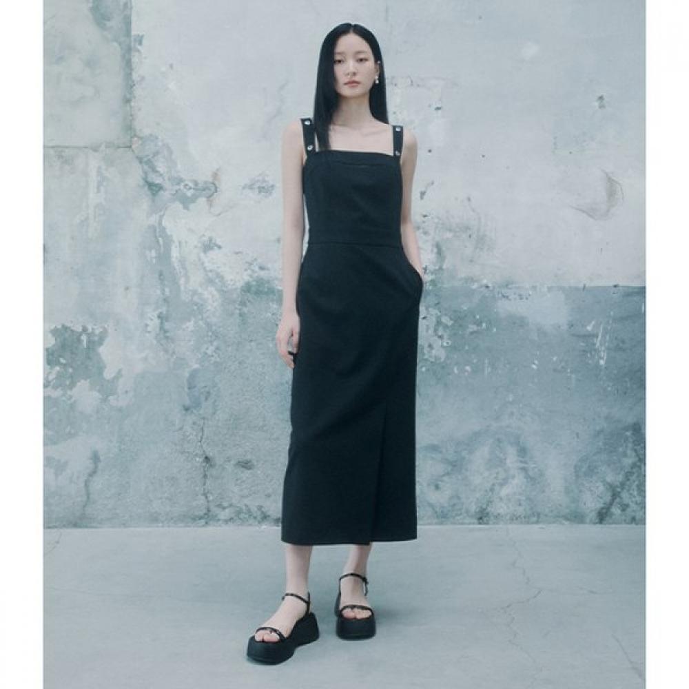 Gnarly H Line Long Dress witH Eyelet Er2wo460 BK/55