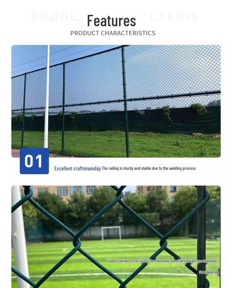 Chain Link Stadium and Court Fence for Sports Fields