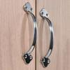 Zinc Alloy Arched Cabinet Door Handles Bronze Wardrobe Door Handle  For Cabinet Wardrobe Drawer