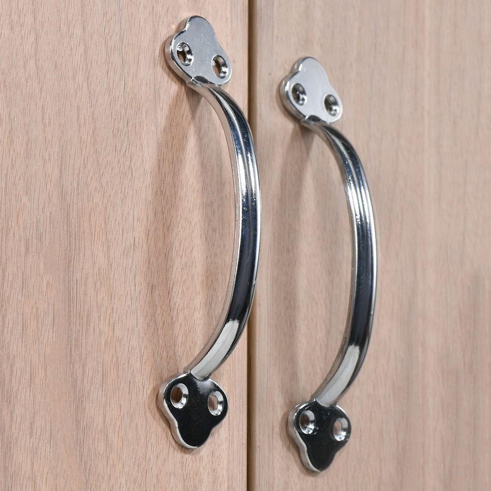 Zinc Alloy Arched Cabinet Door Handles Bronze Wardrobe Door Handle For Cabinet Wardrobe Drawer